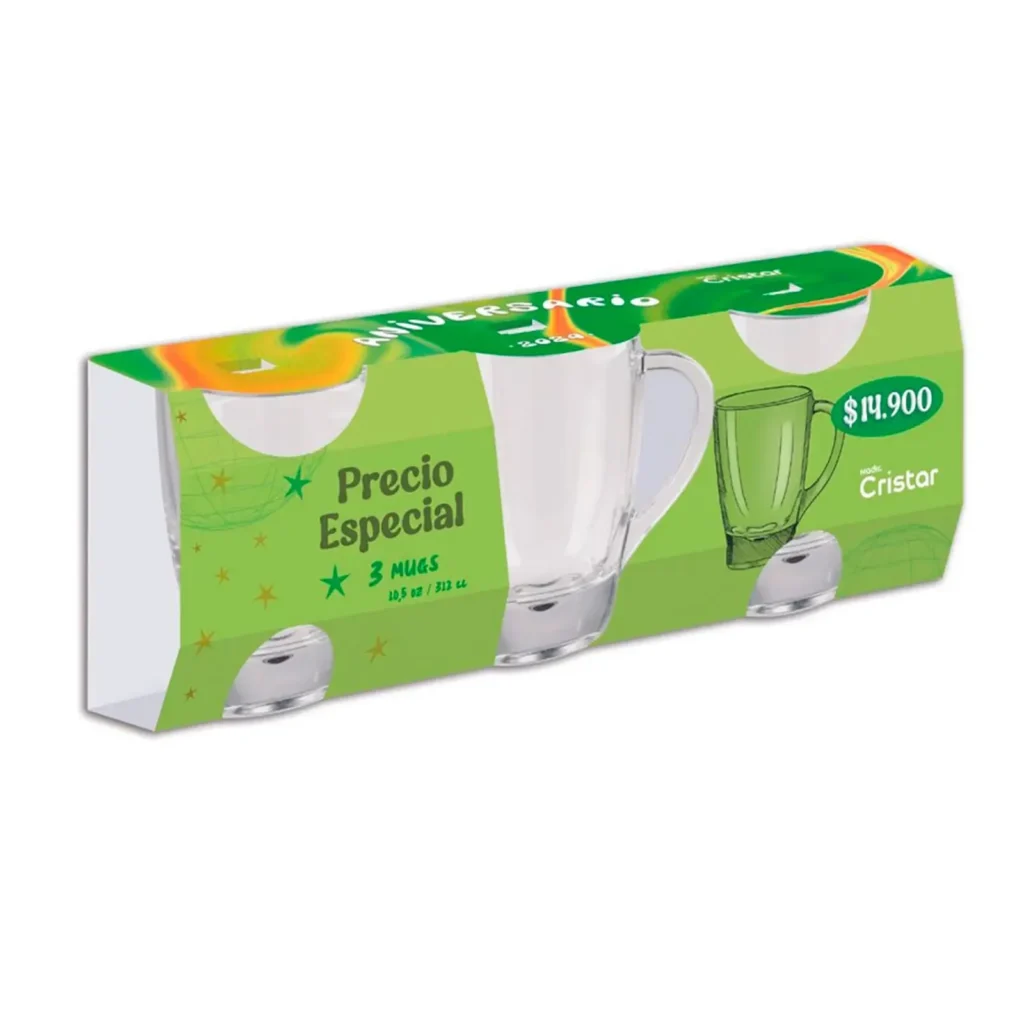set mug pergamino