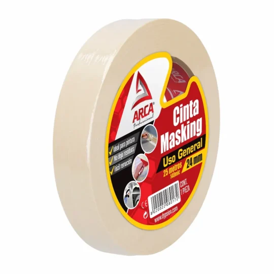 Cinta Adhesiva de enmascarar 18 mm Arca