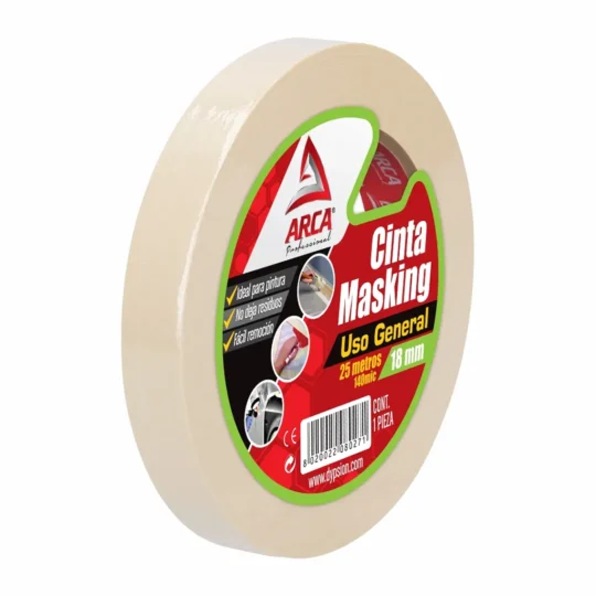 Cinta Adhesiva de enmascarar 25 mm Arca