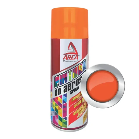 Pintura Arca 671 en Aerosol 450 mL Amarillo Naranja