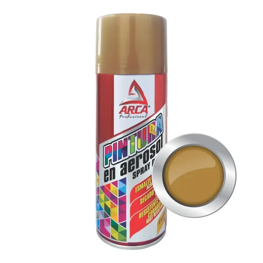 Pintura Arca 35 en Aerosol 450 mL Dorado