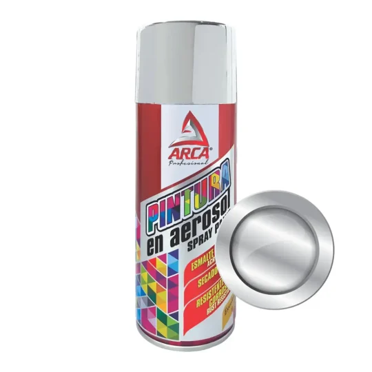 Pintura Arca 318 en Aerosol 450 mL Cromado