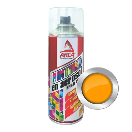 Pintura Arca 1006 en Aerosol 450 mL Naranja Fluorescente