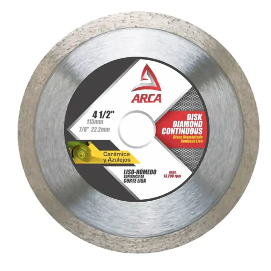Disco Diamantado Continuo Arca 4 1/2"
