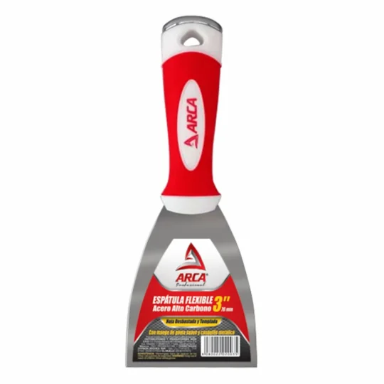 Espátula Metálica Flexible Inoxidable Arca 3"