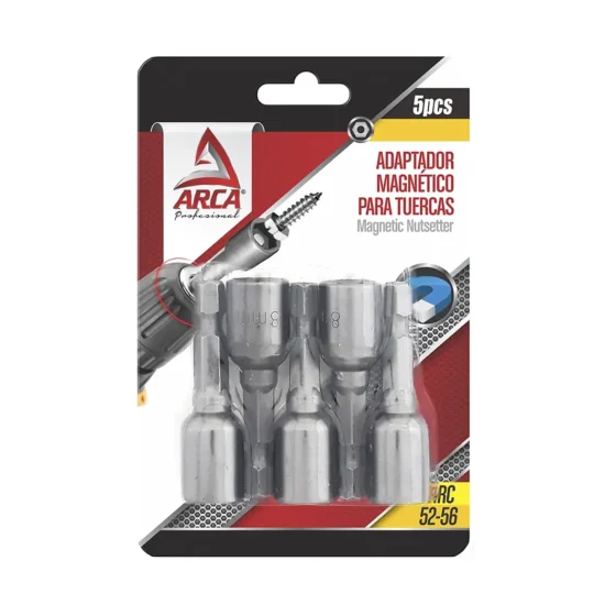 Set de Adaptadores Magnéticos 5/16 '' 8Mmx46L Arca Por 5